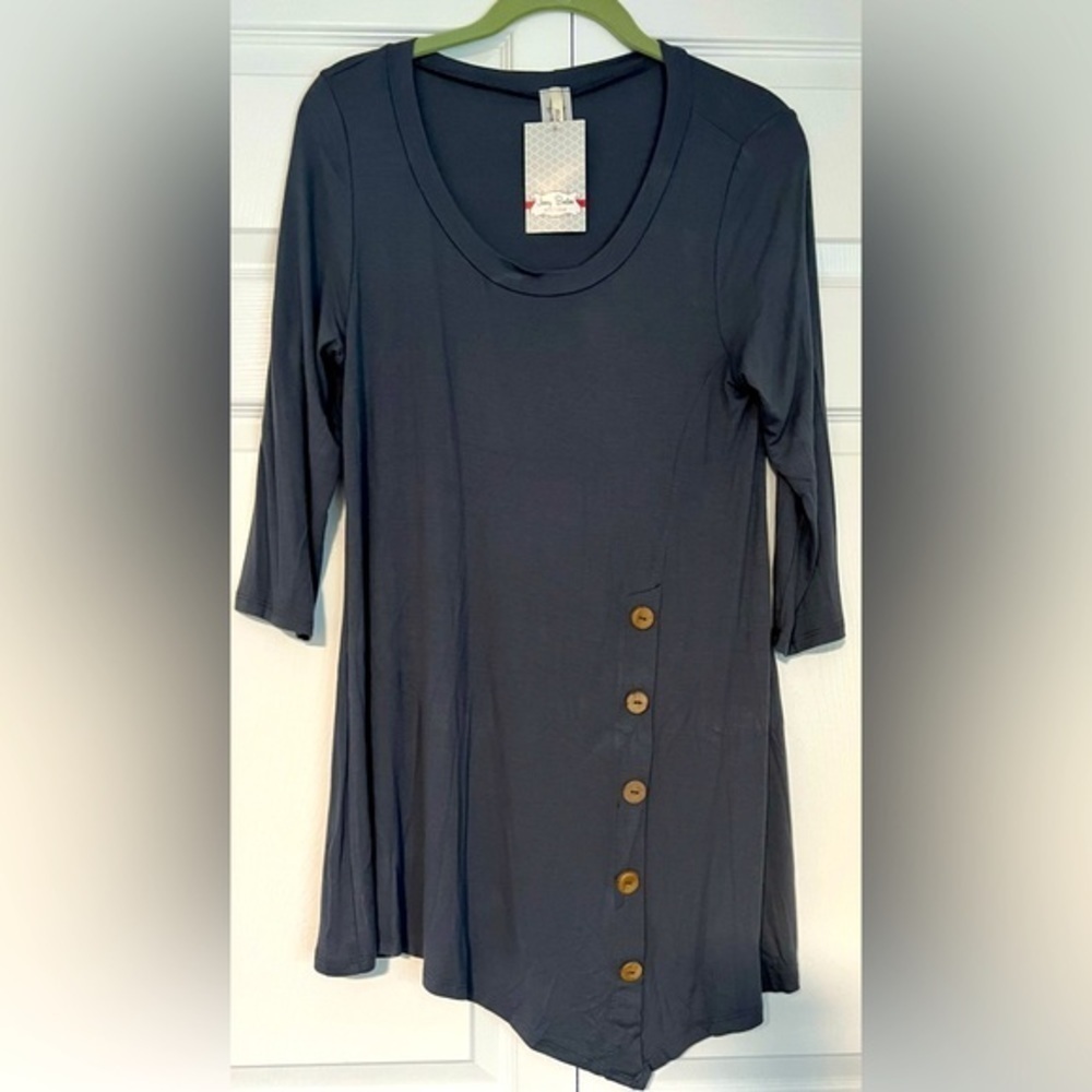 Gray Multi Length Dress